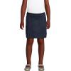 Lands’ End School Uniform Girls Ponte Button Front Skort(Classic Navy)