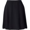 Lands’ End School Uniform Girls Ponte Pleat Skirt(Black)