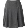 Lands’ End School Uniform Girls Ponte Pleat Skirt(Charcoal Heather)
