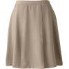 Lands’ End School Uniform Girls Ponte Pleat Skirt(Khaki)