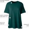 Lands’ End School Uniform Girls Short Sleeve Essential T-Shirt(Evergreen)