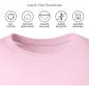Lands’ End School Uniform Girls Short Sleeve Essential T-Shirt(Ice Pink)