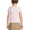 Lands’ End School Uniform Girls Short Sleeve Essential T-Shirt(Ice Pink)