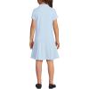 Lands’ End School Uniform Girls Short Sleeve Mesh Pleated Polo Dress(Blue 24)