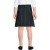 Lands’ End School Uniform Girls Side Pleat Plaid Skort Above Knee(Classic Navy/Evergreen Plaid)