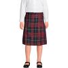 Lands’ End School Uniform Girls Solid A-line Skirt Below The Knee(Classic Navy Large Plaid)
