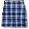 Lands’ End School Uniform Girls Solid A-line Skirt Below The Knee(Clear Blue Plaid)