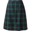 Lands’ End School Uniform Girls Solid A-line Skirt Below The Knee(Hunter/Classic Navy Plaid)