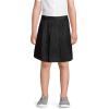 Lands’ End School Uniform Girls Solid Box Pleat Skirt Top of Knee(Black)