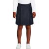 Lands’ End School Uniform Girls Solid Pleated Skort Top of Knee(Classic Navy)