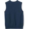 Lands’ End School Uniform Kids Cotton Modal Sweater Vest(Classic Navy)
