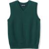 Lands’ End School Uniform Kids Cotton Modal Sweater Vest(Evergreen)