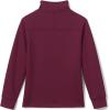Lands’ End School Uniform Kids Quarter Zip Pullover(Burgundy)