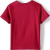 Lands’ End School Uniform Kids Short Sleeve Active Tee(Red)