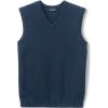 Lands’ End School Uniform Men’s Cotton Modal Sweater Vest(Classic Navy)