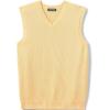 Lands’ End School Uniform Men’s Cotton Modal Sweater Vest(Maize)