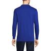 Lands’ End School Uniform Men’s Long Sleeve Interlock Polo Shirt(Cobalt)