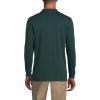 Lands’ End School Uniform Men’s Long Sleeve Interlock Polo Shirt(Evergreen)