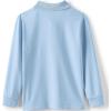 Lands’ End School Uniform Men’s Long Sleeve Rapid Dry Polo Shirt(Blue)