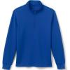 Lands’ End School Uniform Men’s Quarter Zip Pullover(Cobalt)