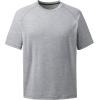 Lands’ End School Uniform Men’s Short Sleeve Active Tee(Gray Heather)
