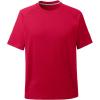 Lands’ End School Uniform Men’s Short Sleeve Active Tee(Red)