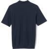 Lands’ End School Uniform Men’s Short Sleeve Banded Bottom Polo Shirt(Classic Navy)