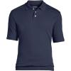 Lands’ End School Uniform Men’s Short Sleeve Banded Bottom Polo Shirt(Classic Navy)