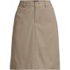 Lands’ End School Uniform Women’s Chino Skirt with Shorts Underneath – 23″ Length Stretch Fabric, 5 Pockets, Machine Washable(Khaki)