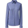 Lands’ End School Uniform Women’s Long Sleeve Oxford Dress Shirt(French Blue)