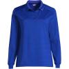 Lands’ End School Uniform Women’s Long Sleeve Rapid Dry Polo Shirt(Cobalt)