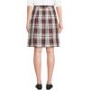 Lands’ End School Uniform Women’s Plaid Skort Top of Knee(Garnet/Khaki Plaid)