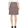 Lands’ End School Uniform Women’s Plaid Skort Top of Knee(Gray Heather/Maroon Plaid)