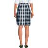 Lands’ End School Uniform Women’s Plaid Skort Top of Knee(White Plaid)