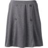 Lands’ End School Uniform Women’s Ponte Button Front Skort(Charcoal Heather)