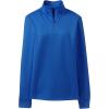 Lands’ End School Uniform Women’s Quarter Zip Pullover(Cobalt)