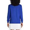 Lands’ End School Uniform Women’s Quarter Zip Pullover(Cobalt)