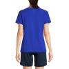 Lands’ End School Uniform Women’s Short Sleeve Active Tee(Cobalt)