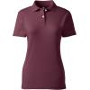 Lands’ End School Uniform Women’s Short Sleeve Feminine Fit Interlock Polo Shirt(Burgundy)