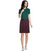 Lands’ End School Uniform Women’s Short Sleeve Feminine Fit Interlock Polo Shirt(Evergreen)