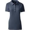 Lands’ End School Uniform Women’s Short Sleeve Peter Pan Collar Polo Shirt(Classic Navy)