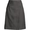 Lands’ End School Uniform Women’s Solid A-line Skirt Below The Knee(Academic Gray)