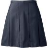 Lands’ End School Uniform Women’s Solid Box Pleat Skirt Above Knee(Classic Navy)