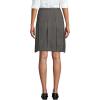 Lands’ End School Uniform Women’s Solid Box Pleat Skirt Above Knee(Gray)