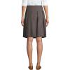 Lands’ End School Uniform Women’s Solid Box Pleat Skirt Top of Knee(Gray)