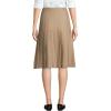 Lands’ End School Uniform Women’s Solid Pleated Skirt Below The Knee(Khaki)