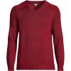 Lands’ End School Uniform Young Men’s Cotton Modal V-Neck Sweater(Garnet)