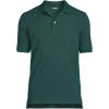 Lands’ End School Uniform Young Men’s Short Sleeve Mesh Polo Shirt(Evergreen)