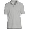 Lands’ End School Uniform Young Men’s Short Sleeve Mesh Polo Shirt(Gray Heather)