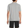 Lands’ End School Uniform Young Men’s Short Sleeve Mesh Polo Shirt(Gray Heather)
